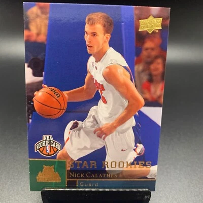 2009-10 Upper Deck Basketball #221 Nick Calathes RC Minnesota Timberwolves - Image 1 of 2