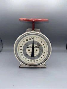 Vintage Way Rite Kitchen Scale - 25 Lbs. Kitchen Farmhouse Decor - Picture 1 of 6