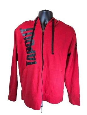 Sudadera con Capucha Roja Tapout Cremallera Completa Para Hombre Mediana MMA Chaqueta Tap Out Foto 1 de 4