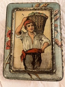 Rare Antique Litho Mustard Tin - c 1880's 'Awarded Gold Medal Adelaid 1881' - Picture 1 of 11