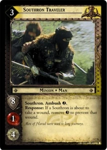 Herr der Ringe LOTR CCG TCG Helm's Deep *FOIL* 5C76 Southron Traveler - Bild 1 von 1