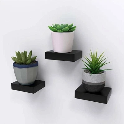 Halter Display Ledge Wood Shelves, Decorative Floating Wall Shelves for Bedroom - Image 1 of 4