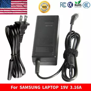 For Samsung Laptop Charger AC Adapter Power Supply AD-6019B CPA09-004A 60W 19V - Picture 1 of 11