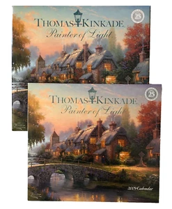 Calendario Thomas Kinkade 2009 pintor de luz gran formato de pared obra de arte - Imagen 1 de 11