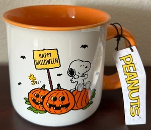 Tazza Peanuts 2024 Snoopy Happy Halloween dolcetto o trattamento 21 oz grande zucca nuova - Foto 1 di 4