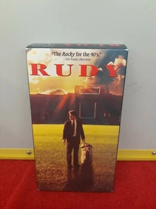 Rudy (VHS, 1994, Closed Captioned) Sean Astin - Picture 1 of 2