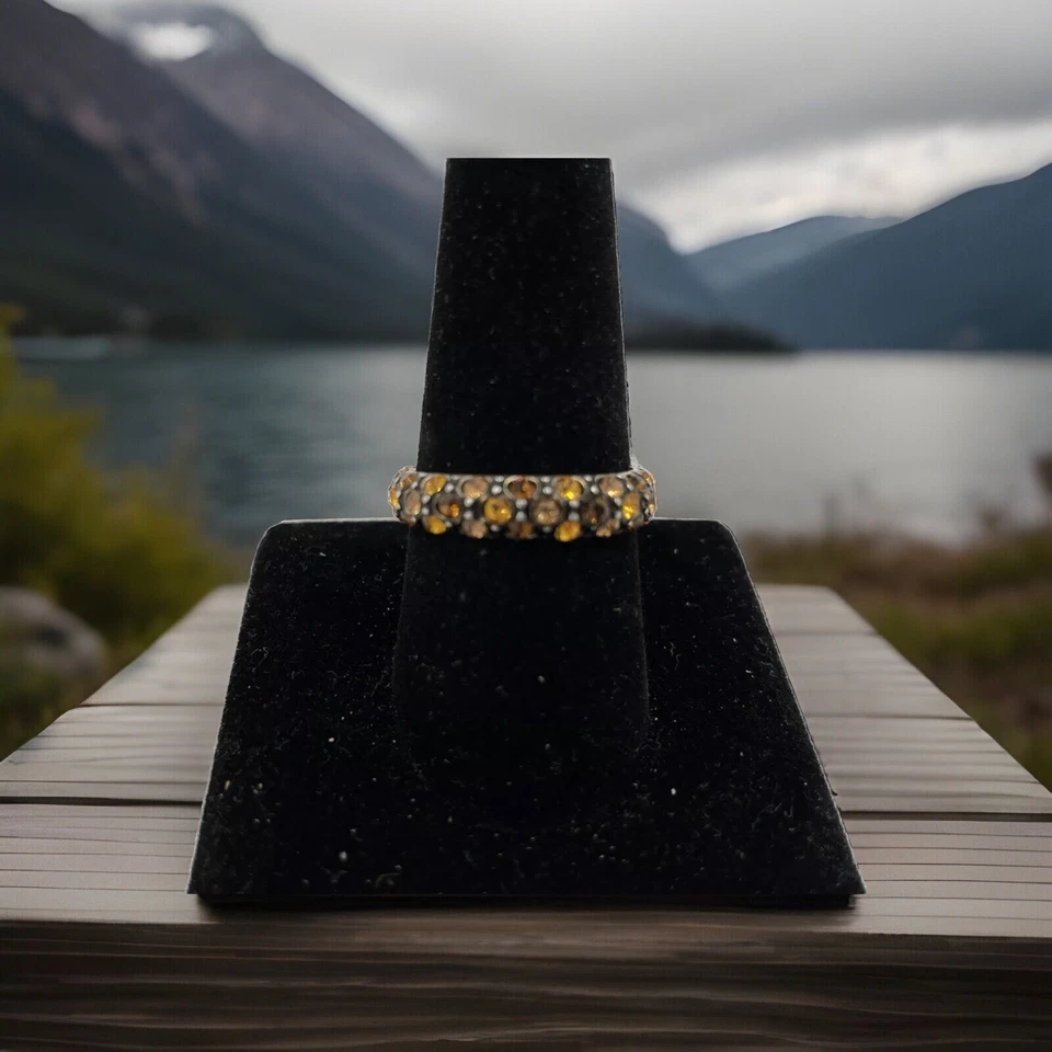 Anillo de topacio Brighton CRYSTAL VOYAGE talla 7 nuevo con etiquetas Foto 1 de 1