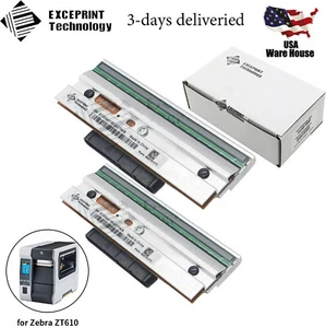 Repuesto de cabezal de impresión 2X 203dpi para impresora de etiquetas Zebra ZT610 P1083320-010 - Imagen 1 de 6