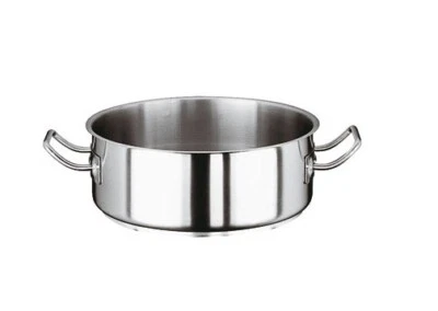 Paderno Serie 2000 Professionale Casseruola bassa inox 11 misure Made in Italy - Immagine 1 di 4