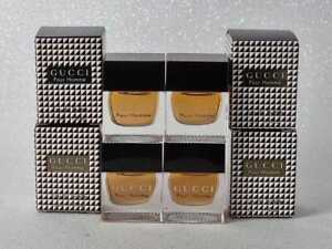 Lot of 4x Gucci Pour Homme I EDT 0.16 oz / 5 ml Miniature NEW in BOX VINTAGE 