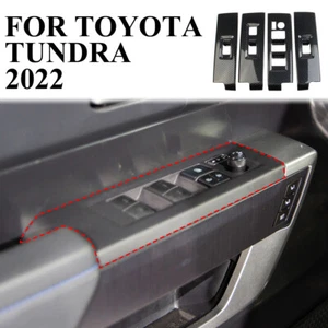 Carbon Fiber Style Door Window Lift Switch Panel trims cover For Toyota Tundra - Picture 1 of 7