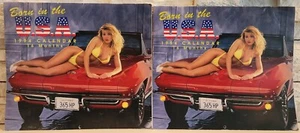 Vintage Born In The USA 1994 Calendar Bikini Models Corvette Race Cars - Picture 1 of 3