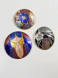Lot De 3 Magnifiques Broches - Imagen 1 de 7