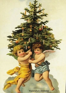 Gepägte Postales RTF (Ralph Thorsten Freihoff) N º 3009 Ángel & Árbol de Navidad - Picture 1 of 2