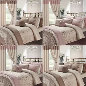 Embroidery Bedding Duvet Covers Set / Cushion/ Bed Throw Shams Pillow / Curtains - Picture 1 of 5