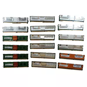 (18 pcs) Hynix Samsung IBM 512MB 1Rx8 PC2-5300 667MHz Computer Server RAM - Picture 1 of 13