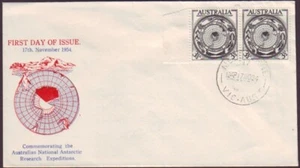 1954 ANTARCTIC RESEARCH EXPEDITION PAIR ON FIRST DAY COVER (UNKNOWN CACHET) - Picture 1 of 1