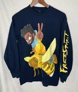 Khalid Herren T-Shirt Free Spirit Tour dunkelblau Gr. S Musik Langarm - Bild 1 von 11