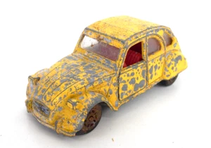 Corgi Citroen 2CV6 Vintage Yellow French Classic Toy Car Diecast - Picture 1 of 14