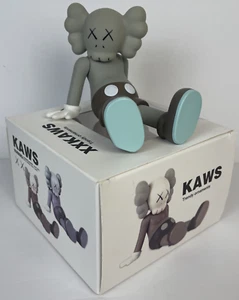 KAWS Statue Home Decoration Resin Art Sculpture Sitting 6" Grey Trendy Ornaments - Picture 1 of 13