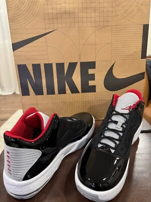 Size 12 Nike Jordan Max Aura 2 Black Gym Red White Wolf Grey CK6636 006 Shoes - Image 1 of 4