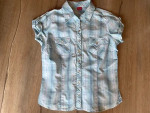 Manguun Kariert Bluse Gr 38 - Bild 1 von 5