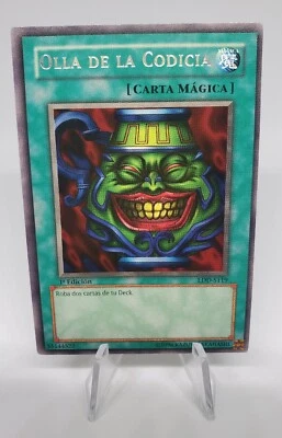 Pot of Greed Legend of Blue Eyes White Dragon LDD-S119 1st Edition NM Spanish - Image 1 of 4