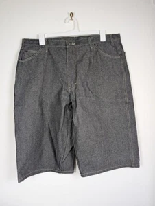 Dickies Denim Work Shorts Men's Size 40 Loose Fit Black Double Tool Pocket NEW - Picture 1 of 5