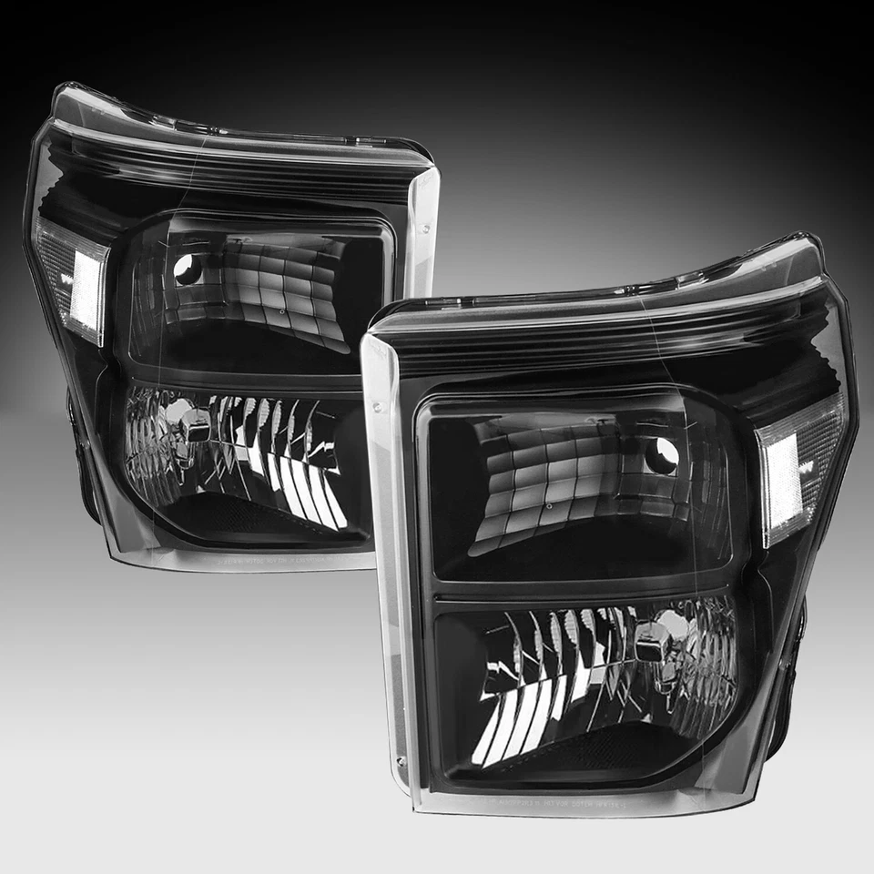 Faros esquineros transparentes carcasa negra para Ford F250-F550 Super Duty 2011-16 Foto 1 de 1