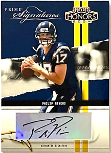 2004 Playoff Honors Prime Signatures Philip Rivers Auto SP RC #PS-24 /300 - Bild 1 von 2