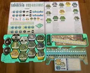 SUBURBIA: EXPANSIONS (2nd Ed.) 2020 Ted Alspach/Bezier Games COMPLETE (No Box!) - Picture 1 of 1