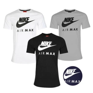 Nike Men's T-Shirt Air Max Slim Fit Athletic Short Sleeve Crewneck Work Out Tee - Picture 1 of 23
