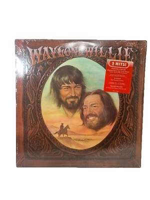 Waylon Jennings & Willie Nelson Waylon & Willie LP 1978 Sealed Demo Album RARE - Image 1 of 4