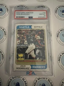 2023 Topps Heritage - #18 Julio Rodriguez - Bild 1 von 2