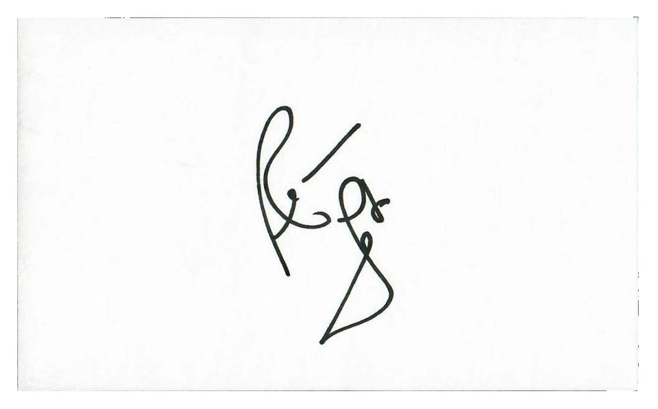 "New York Liberty" Rebecca Lobo Hand Signed 3X5 Card - Image 1 of 1