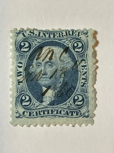 US R7c Certificate Revenue George Washington KSPhilatelics (Rev0006) - Picture 1 of 3