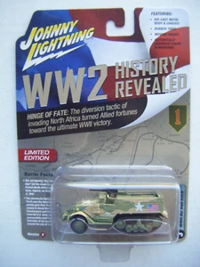 JOHNNY LIGHTNING WW2 HISTORY ENTHÜLLT REL1 VER B NR3 WWII M2 HALF TRACK - Bild 1 von 2