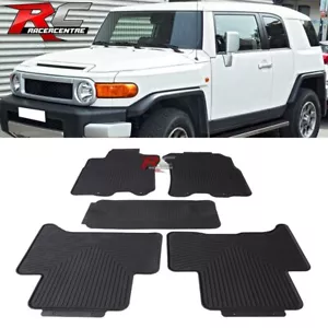 Fit 07-14 Toyota FJ Cruiser Heavy Duty Latex Carpet All Weather Floor Mats 5PCS - Picture 1 of 12