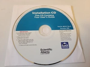 Scientific America Modem Installation CD for PC and Macintosh USB Drivers 2006 - Picture 1 of 2