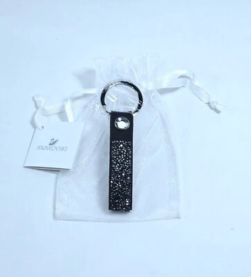 Swarovski Glam Rock Key Ring Black Strap - 5467075 - MLGLD/STS - Image 1 of 4