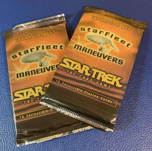 (2) Factory Sealed - Star Trek Starfleet Maneuvers Expansion Card Packs - Picture 1 of 5