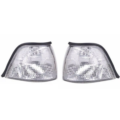 Pair Corner Light Cover Lens for BMW E36 318ti/328i/318i/318ti 4-DOOR 1992-1999 - Изображение 1 из 4