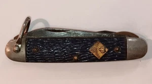 Camillus USA Cub Scout Pocket Knife Vintage 1960s w Cub Scout Logo Blue - Picture 1 of 4