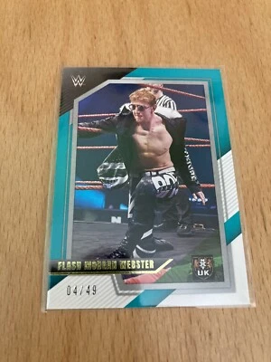 FLASH MORGAN WEBSTER TEAL 04/49 PANINI WWE NXT UK 2.0 2022 - Image 1 of 4