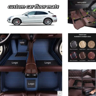 For Mercedes-Benz All Models Car Floor Mats Luxury Custom Carpets Waterproof Mat Foto 1 de 4