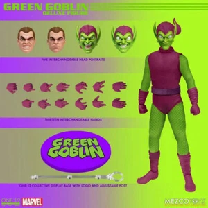 Original MEZCO 1/12 Marvel Male Soldier Amazing Spider-man Green Goblin toys - Picture 1 of 19