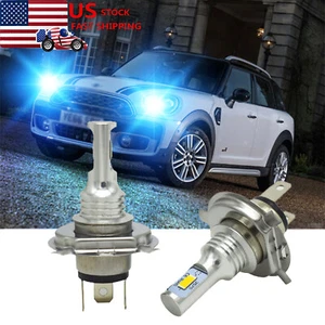 H4 HB2 LED Headlight Kit Hi/Lo Power Bulbs 8000K For Mini Cooper 2015-2017 - Picture 1 of 11