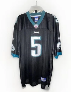 Maglia Philadelphia Eagles NFL Donovan McNabb #5 nera autentica giocatore Reebok - Foto 1 di 3