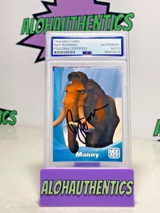 RAY ROMANO SIGNED 2002 ICE AGE CARD PSA ON CARD AUTO MANNY - Picture 1 of 2