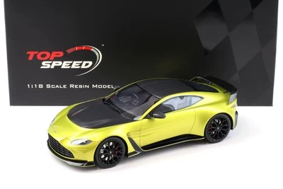 1:18 Velocità Massima Aston Martin V12 Vantage 2022 Cosmopolitan Giallo TS0453 - Immagine 1 di 4